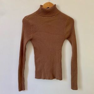Forever 21 Dark Tan Turtle-Neck